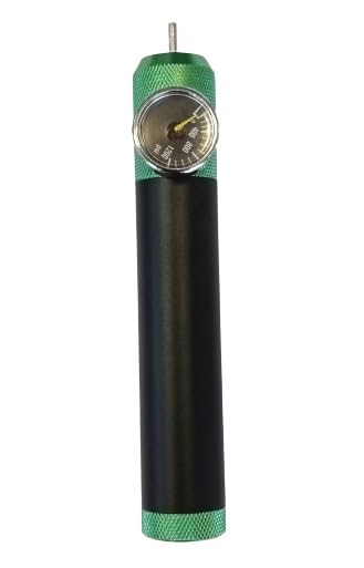 SMB Nuevo CO2 Booster para airsoft con manómetro de gas – Cargador de CO2 para granadas airsoft – Power Tuning para cargador de gas