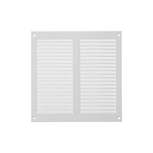 8" x 8" Inch / 200 x 200 mm White Air Vent Cover, Steel Return Air Grilles, for Ceiling and Sidewall, HVAC