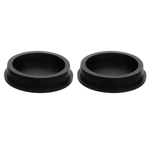 Image of uxcell 2 Pcs Black Plug Holes, Waterproof Rubber Button Plug for 71mm / 2.8 inch Hole