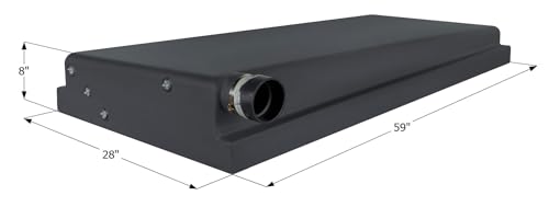 Image of Icon 15421 Holding Tank H4141 601164020-40 Gallon, 59 inch x 28 inch x 8 inch (Tank Drain & Sensors)