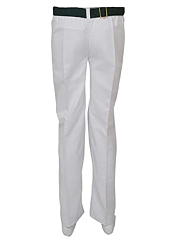 Image of School Uniform White Pant for Boys | Formal Trouser for Boys | Readymade Stitched Full Pant for Students | Clothes for School Children