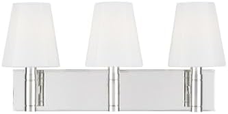 Feiss Generation Lighting-Beckham Classic from TOB Thomas O'Brien-Three Light Bath Vanity-21.13 Inch Wide by 10.38 Inch Tall-P