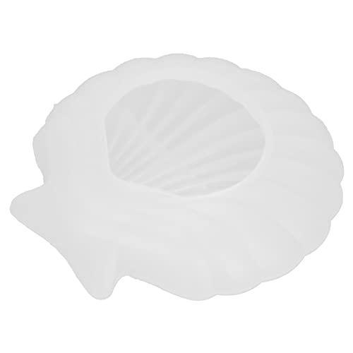 Shell Jewelry Tray Resin Mold, DIY Tray Resin Silicone Seashell Silicone Storage Plate Easy to Demold Seashell Storage Plate Silicone for DIY Crafts Casting Home Decoration