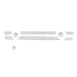 4. Einfach anzubringen: Halten Sie die Taste zuerst sauber und trocken. Auf der Rückseite des Aufklebers befindet sich Klebstoff. Sie können die Position direkt ausrichten und ihn auf die Bedientaste kleben. Gute Haftung, fällt nicht leicht ab.