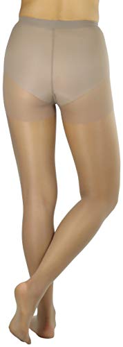 Image of ToBeInStyle Women's Control Top Sheer Footed Pantyhose Hosiery Tights Stockings