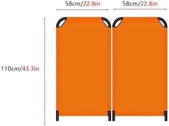 Portable Welding Screen Curtain with Frame - 4-Panel Protective Divider for Home, Metal Workshops & Construction Sites, Height 43.3in - Safety & Privacy Solution