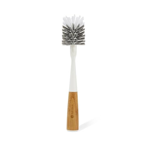 Full Circle Home Brosse à bouteille CLEAN REACH - Brosse de lavage - Brosse de Nettoyage - Bambou - Durable