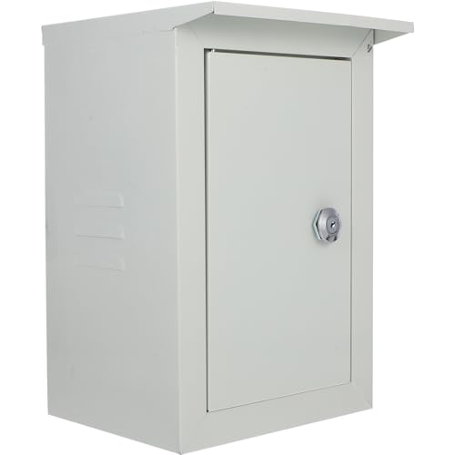 Caja eléctrica exterior metálica para evitar averías por humedad en la pared