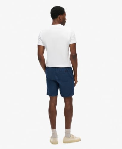 Superdry Para Hombre. M7110438A PantalóN Corto Marino (L), Casual, AlgodóN - 2