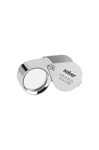 LUPA BOLSO CROMADO 10X21MM SLD-111
