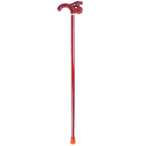 Bastón para Caminar con Cabeza De Dragón O Fénix para Hombre Y Mujer, Tallado A Mano En Madera De Haya, Regalo, con Capacidad De Carga De 150 Kg/330,7 LB(C,Use Height 151-160cm)