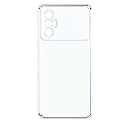 Image of COVERBLACK Rubber Silicone Back Cover for Tecno Spark 8 Pro - Transparent