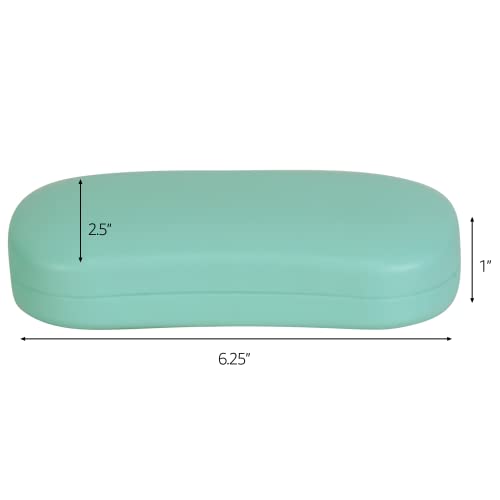 Image of Noble Hard Shell Glasses Case - Protective Eyeglass Case for Glasses with Microfiber Cleaning Cloth and Pouch