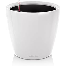 Macetas Marca Lechuza Lechuza 16020 - Maceta Classico Premium 21 LS Kit Completo, Color Blanco (21 x 20)