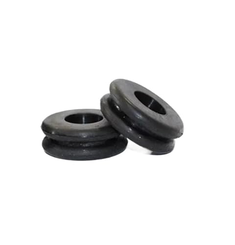 Joint d'étanchéité à l'huile en caoutchouc noir anti-friction pour câble 6mm