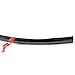 PIT66 Fender Flares Edge Trim, Rubber Seal for Car and Truck Wheel Wells, Rubber Gasket for Fender Flares, 30ft Universal Wiper Style Trim with Tape