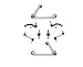 Upper Control Arms Ball Joints Tie Rod Ends Stabilizer Links for LS S-Type 00-02