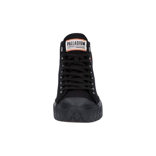 Image of Palladium Unisex Palla Ace Mid Organic Canvas Lace Up Sneaker