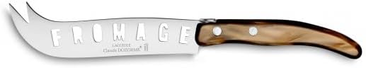 Claude Dozorme Laguiole XXL Cheese Knife, 8.5 inch Blade, Olive Wood Handle, Stainless Steel (CAPUCCINO)