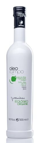 OLEOCAMPO | Aceite de Oliva Virgen Extra Premium Picual Ecológico - Botella de vidrio 500 ml.