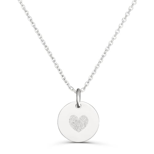 Collier personnalisé empreinte coeur, le bijou souvenir pour maman