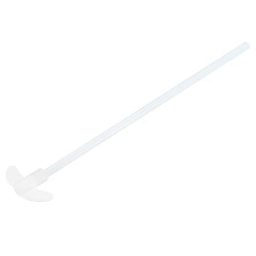 MECCANIXITY PTFE Electric Stirring Rod 250x65mm Length Overhead Stirrer Mixer Shaft with Foldable Paddle for Lab