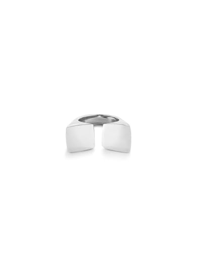 Bague en argent UNOde50 : le cadeau bijou géométrique fait main parfait pour célébrer un moment