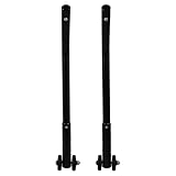 Healeved 2pcs Anti Tipper for Wheelchair, Anti-Tip Device, Heavy Duty Mobility Aid Accessory, Rear Stability Enhancer, Transport Chair Safety Support for Disabled or Elderly Use