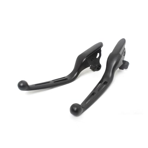 Levier d'embrayage et de frein noir pour moto Harley Road King en aluminium chromé
