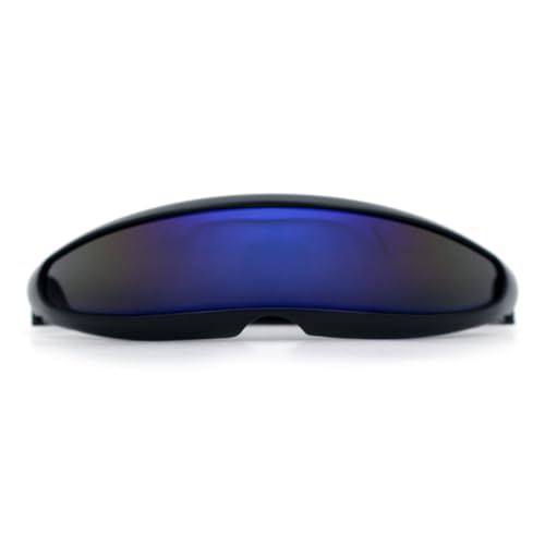SA106 Mirror Lens Monolens Cyclops Robotic Futuristic Sunglasses