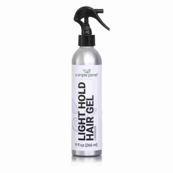 A Simple Planet Flaxseed Light Hold Hair Gel, (9 Floz, Lavender)
