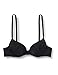 Iris & Lilly Damen Push-up-BH Mikrofaser, Schwarz, 70A