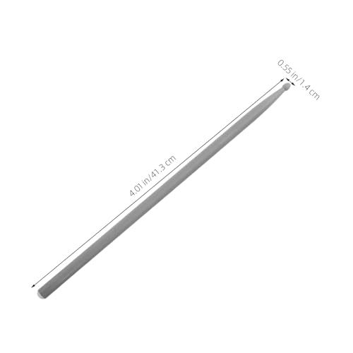 Baquetas SUPVOX de fibra de carbono, reutilizables y ligeras, para batería, color gris miniatura 2