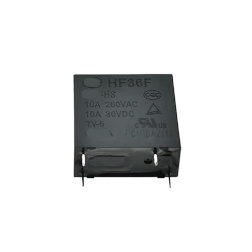 Relais HF36F-005-HS JZC composant électronique 4 broches 5V 12V 24V 10A