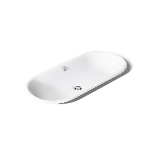 KOHLER K-20213-P5-0 Capsule Vessel/Drop-In/Under-Mount Bathroom Sink with Iron Gate painted Underside