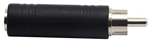Adaptador 6.35mm a RCA, pack 5 unidades miniatura 5