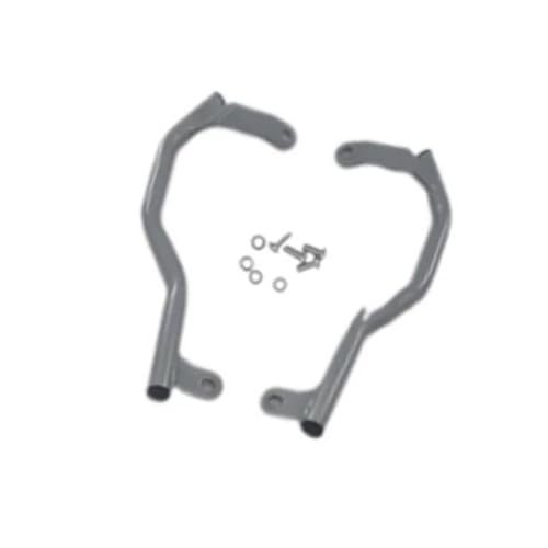 Asas traseras para CFMOTO 450MT en plata con acabado resistente de aluminio