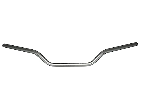 Guidon Accossato pour SYM NH 125 acier 22mm plie moyenne argent