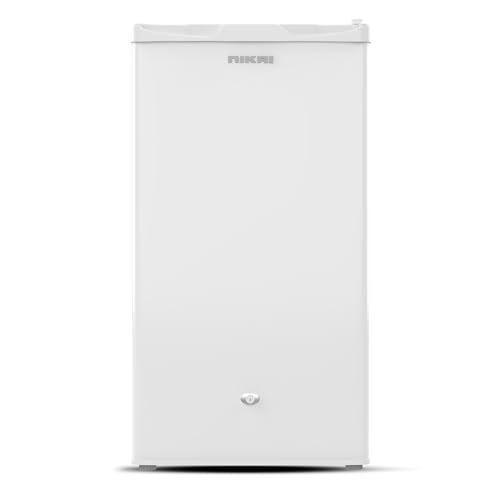 Nikai 85-89 Liter 3-3.1 Cubic Feet Mini Refrigerator Two Removable Glass Shelves Vegetable Crisper NRF110N23W - NRF110N26W White