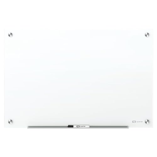 Quartet Dry Erase Board, Magnetic Whiteboard 6' x 4', Glass Board for Wall, Infinity, Brilliance White (G27248W) by Quartet - Used condition - US$352.60