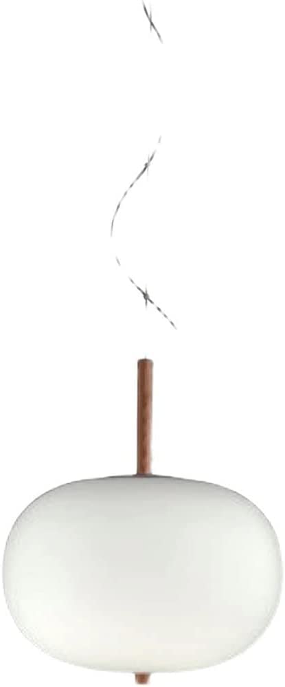 Chandelier de salle à manger en bois pour chasser la lumière agressive du plafond