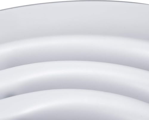 6'' Round Diffuser for Ceiling Neck Duct Opening - Easy Air Flow Vent Duct Cover by HVAC Premium - White - Overall Size: 10" Diameter
