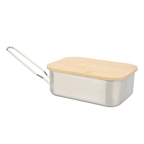 Pasamer Pranzo al Sacco Contenitore Portatile in Acciaio Inox per Picnic in Latta