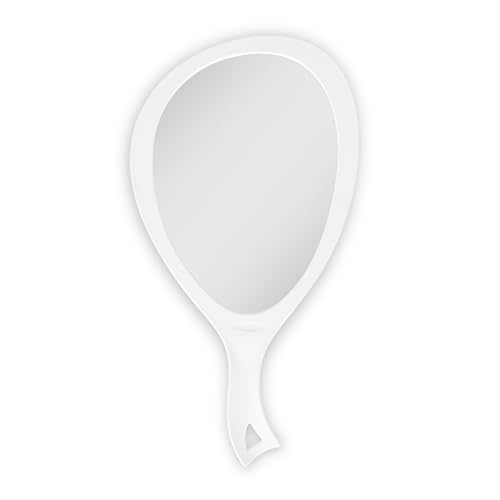 Zadro Salon Professional Extra Large Hand Mirror with Handle, 10