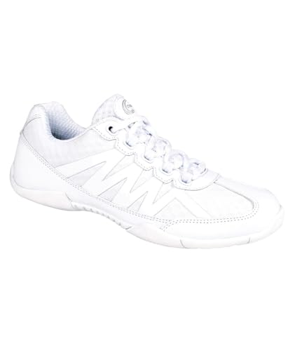 chassé Apex Youth Cheerleading Shoes - White Cheer Shoes (Size 1 Youth)