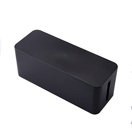 Caja de almacenamiento de alambre de plástico para eliminar el caos de cables en casa