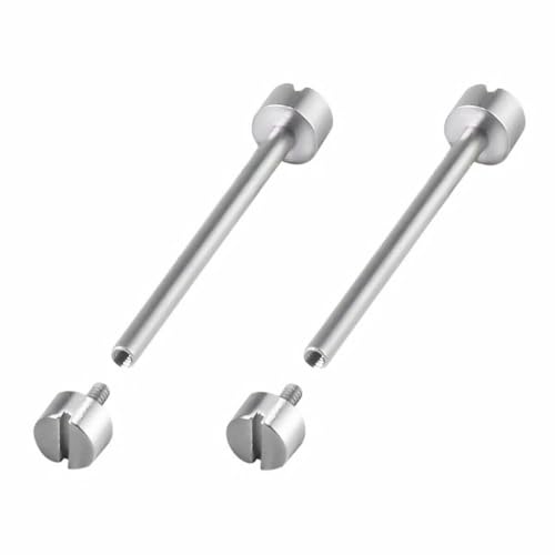 Ewatchparts 2 Pcs 16,18,20,22,24,26,28,30mm Tube & Screw Pin Compatible With Invicta Watch Band Strap Stainless Steel