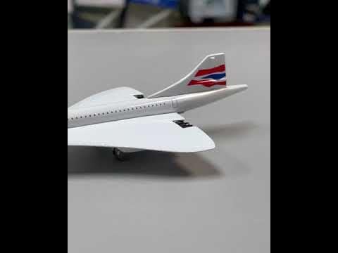 Daron British Airways Concorde Single Plane Toy , White Small by Daron - Image 3
