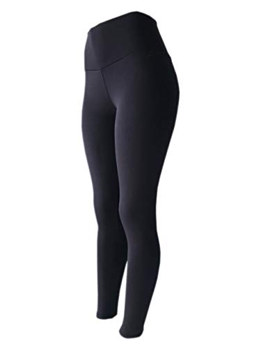 Kit 2 Legging Suplex Flanelado Cós Alto PRETO-PRETO GG