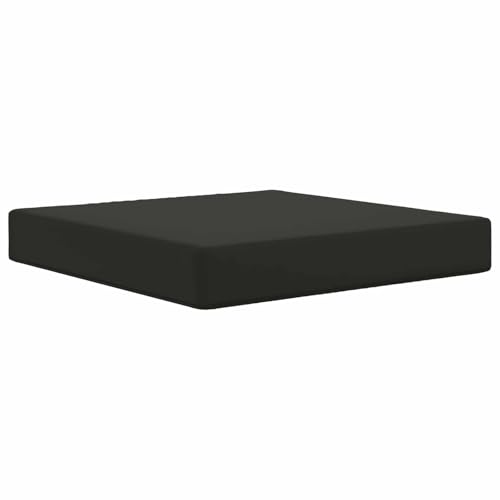 Coussin de canapé d'extérieur en polyester noir, l'élégance ergonomique pour terrasse et balcon